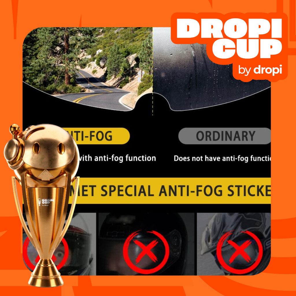 DROPI CUP-ANTINIEBLA PARA CASCO